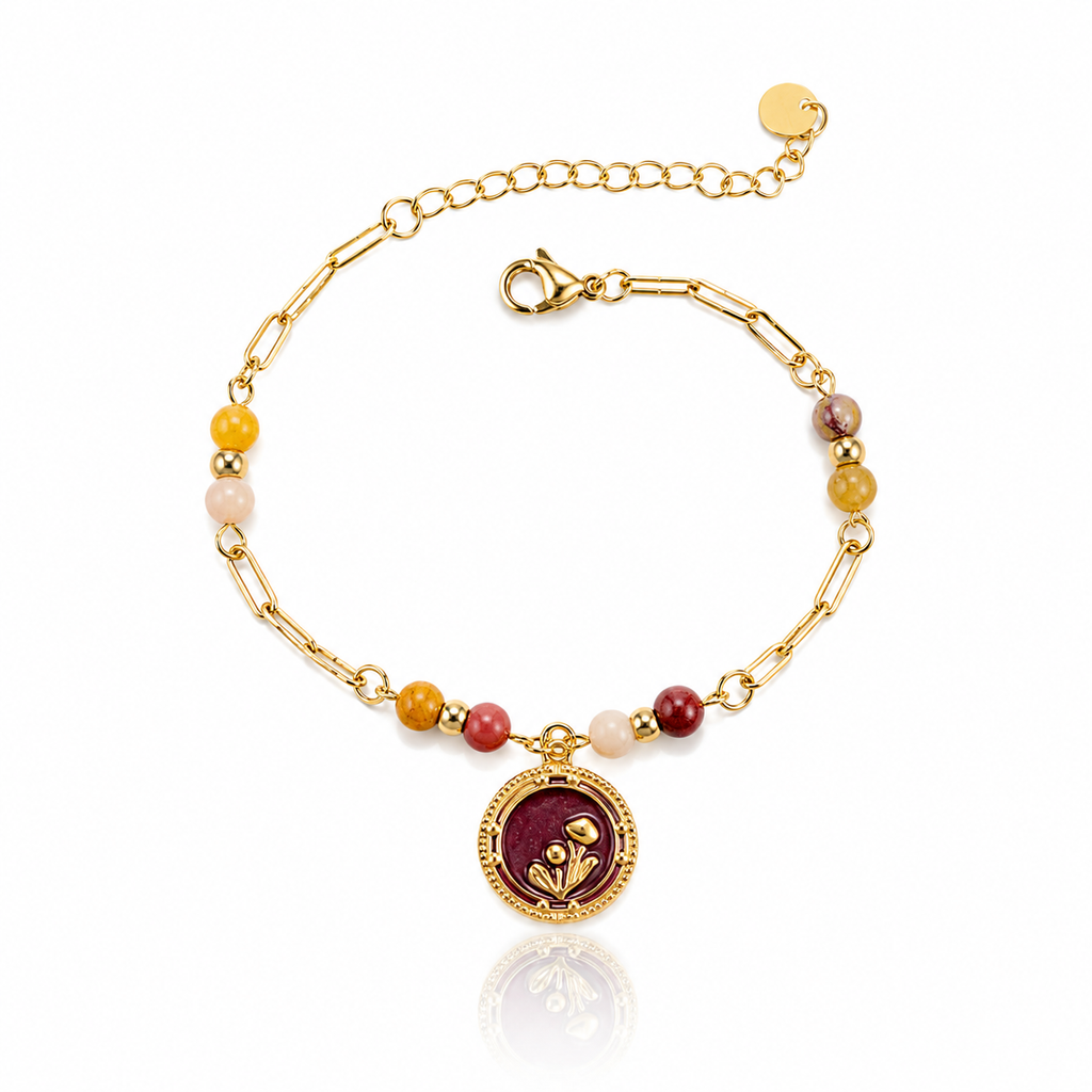 Autumn Bloom Gemstone Bracelet
