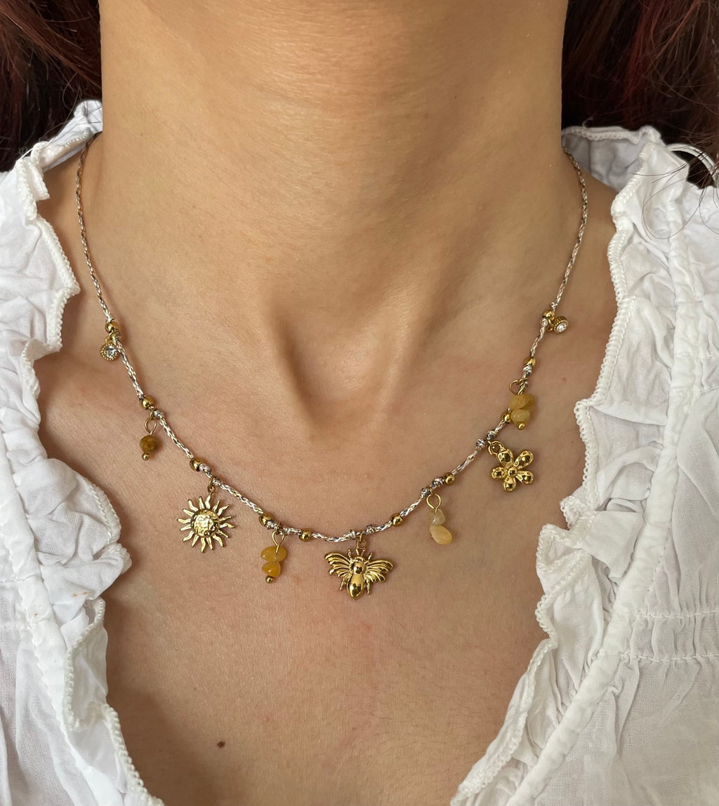 Bee & Bloom Necklace