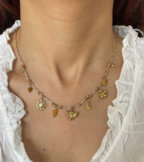 Bee & Bloom Necklace