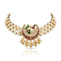 Pearl Peacock Choker Set