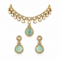Mint Aura Pendant Necklace Set