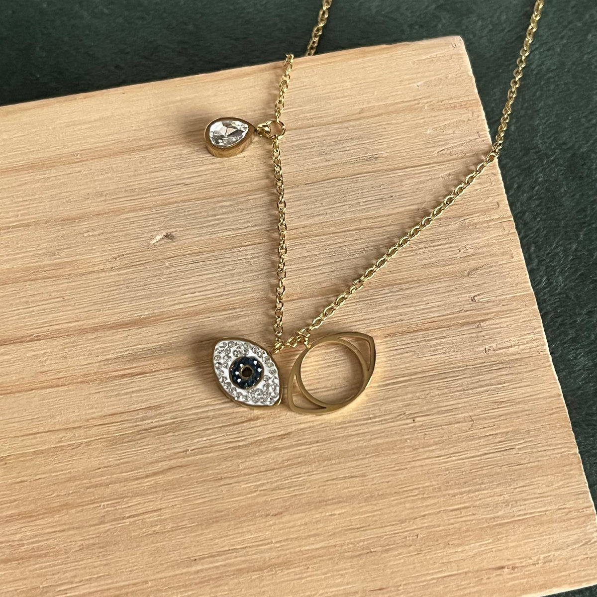Celestial Protection Charm Necklace