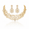 Celeste Floral Crystal Statement Set