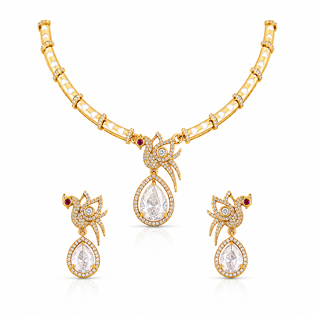 Swan Grace Pendant Set