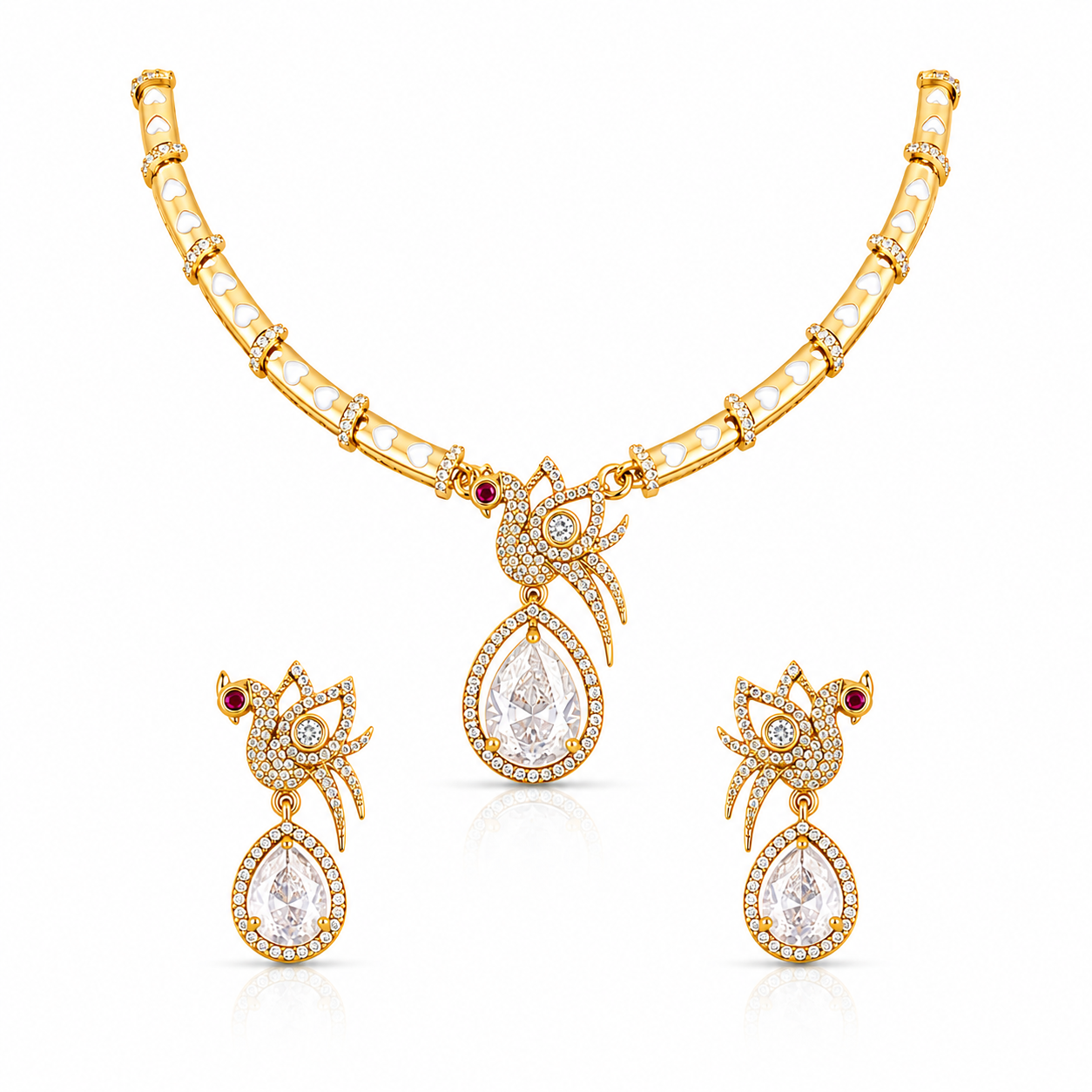 Swan Grace Pendant Set