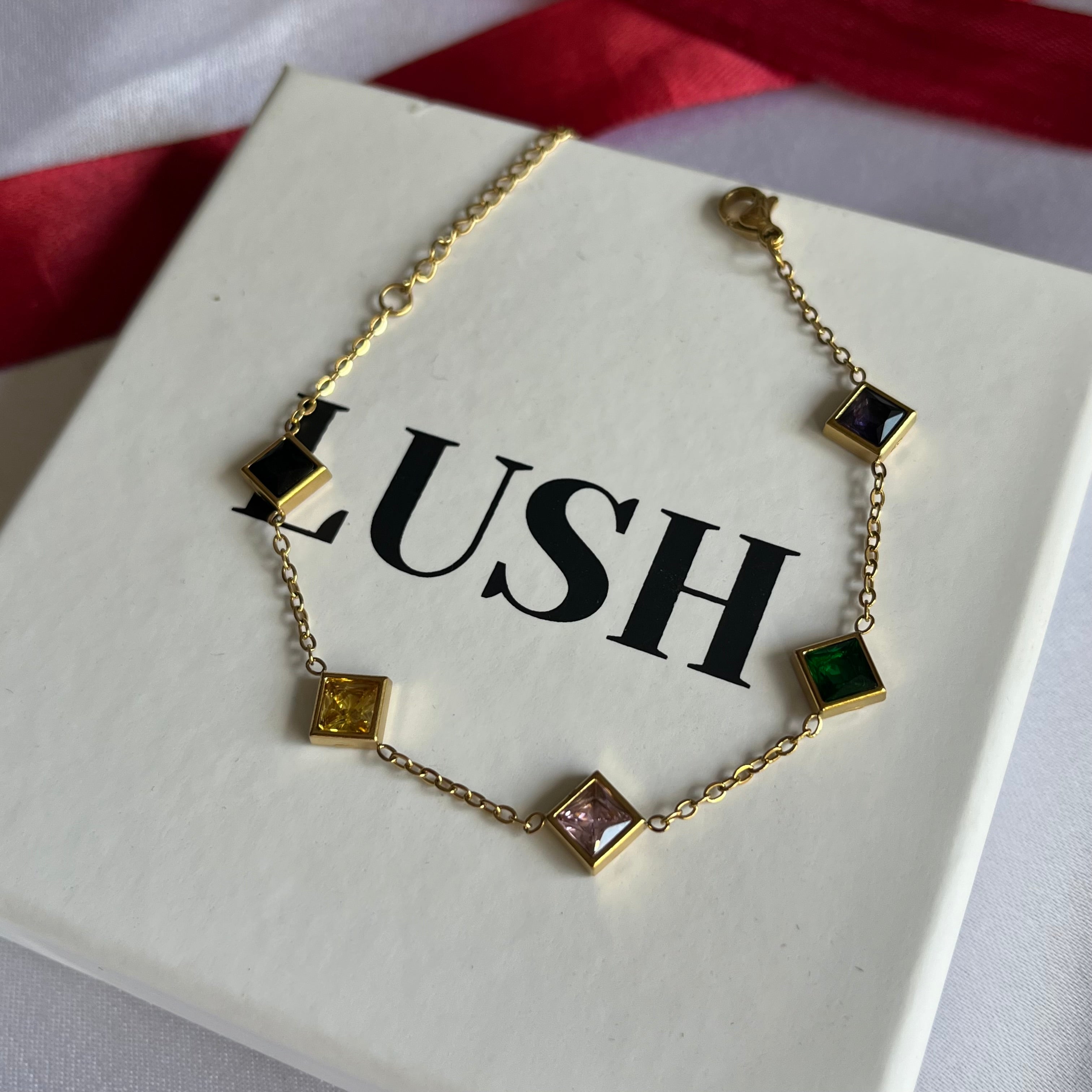 Multicolor Gem Station Bracelet