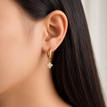 Daisy Spark Hoop Earrings