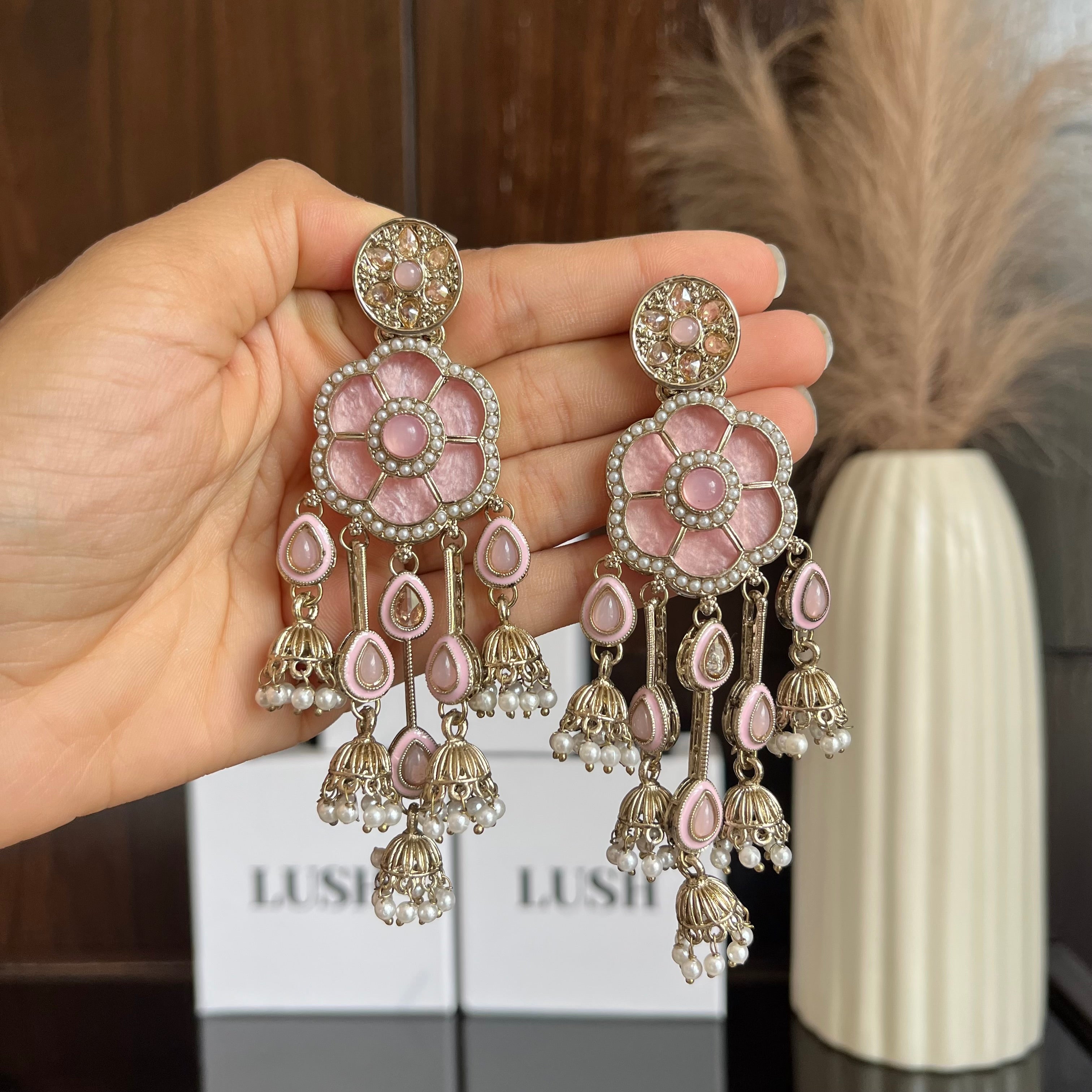 Floral earrings