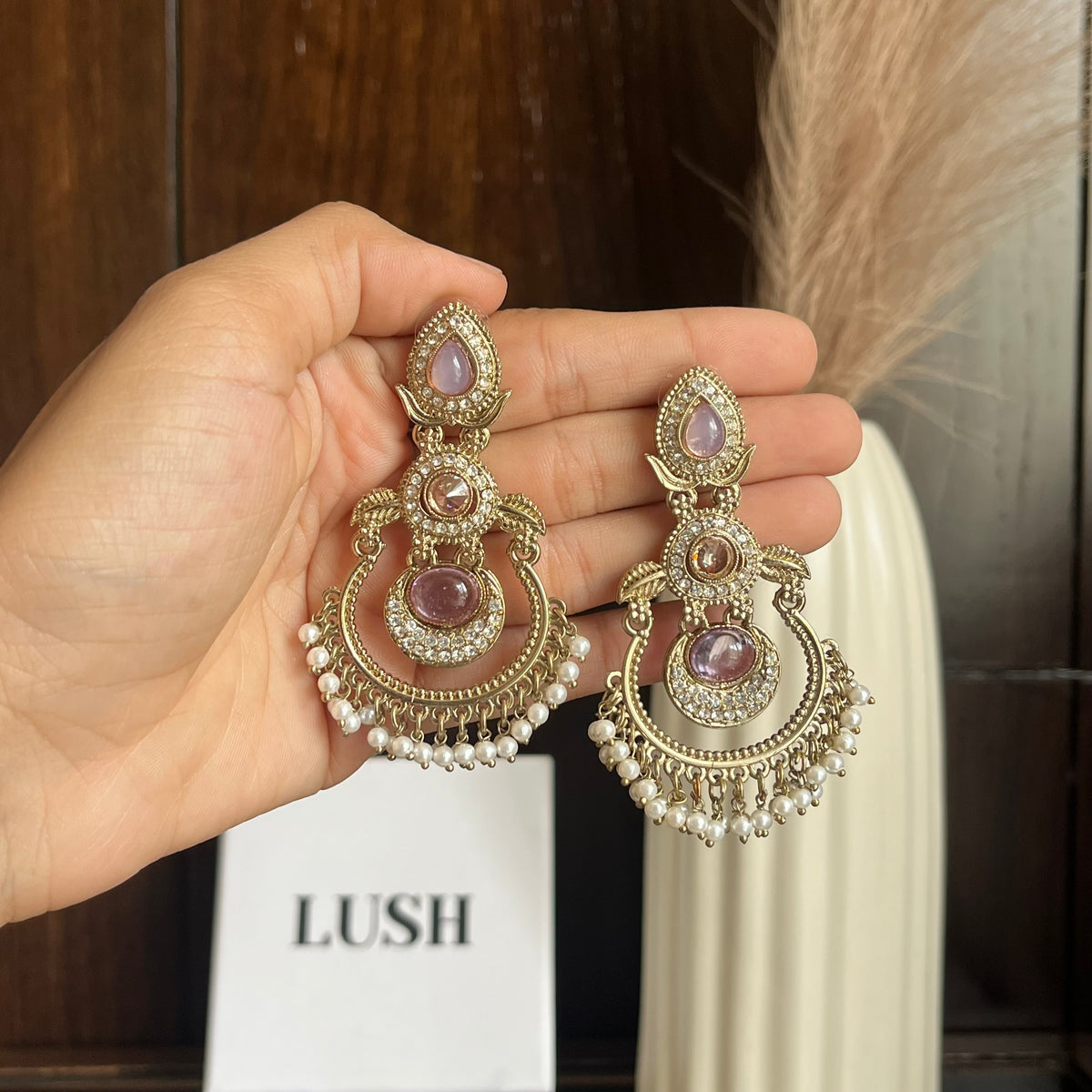Noor chandbali earrings