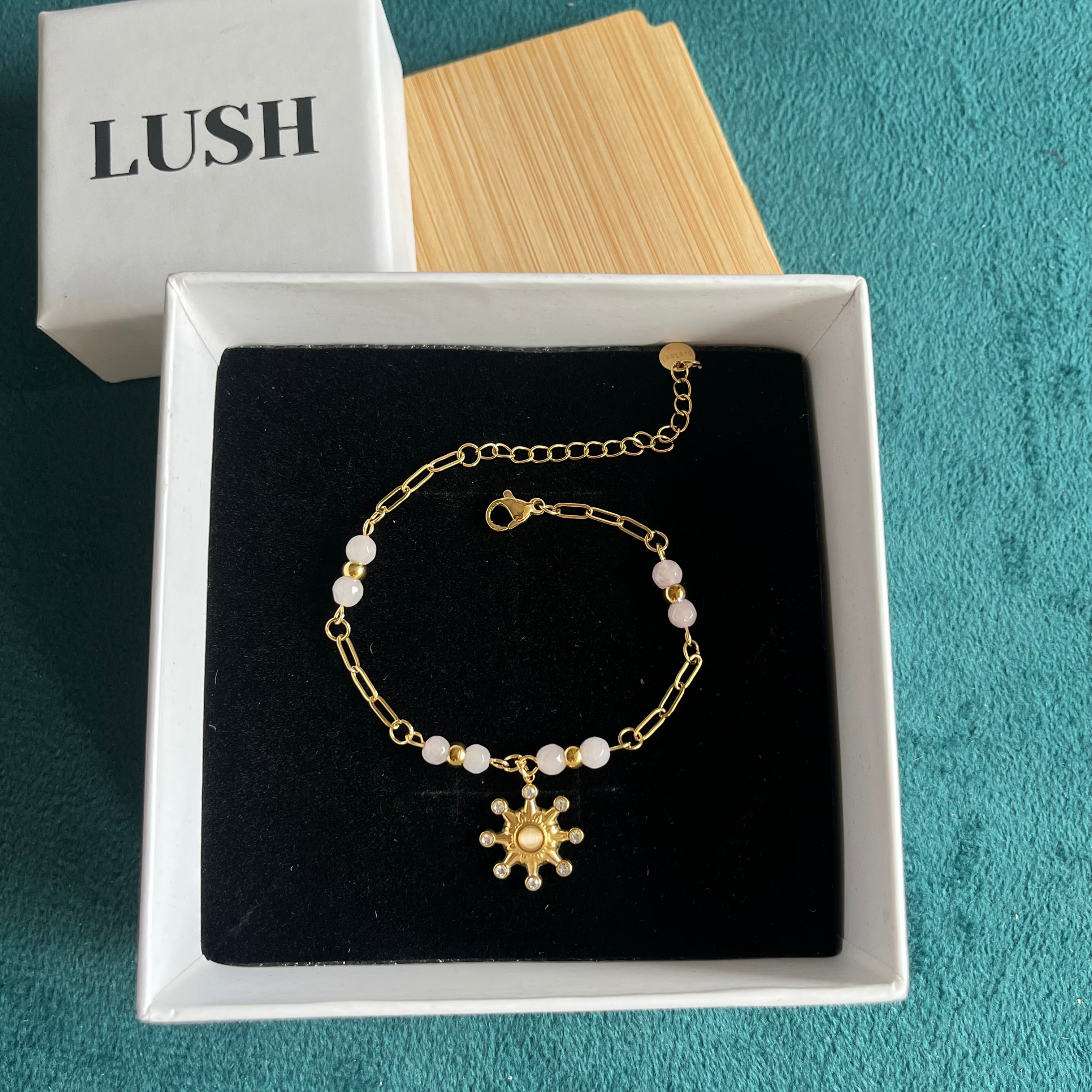 Celestial Pearl Sun Bracelet