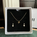 Golden Sweetheart Crystal Set