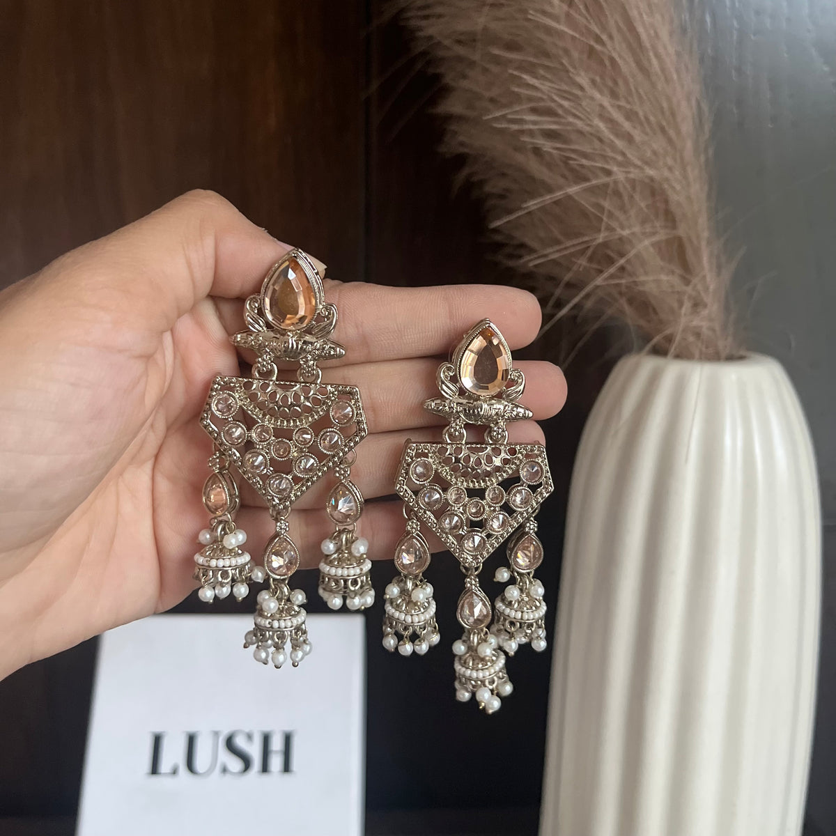 Meher Jhumka Statement Earrings