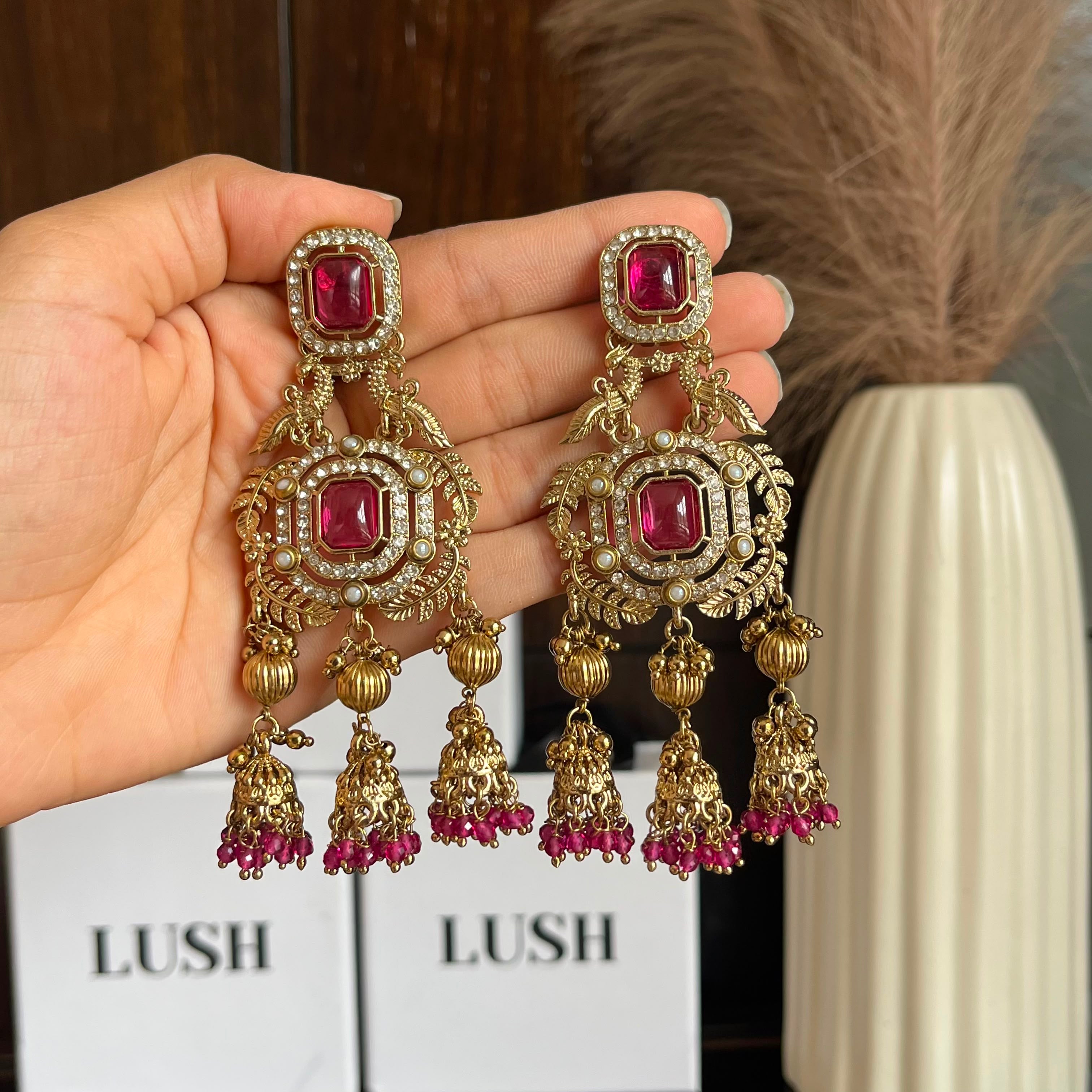 Aarna chandbali earrings