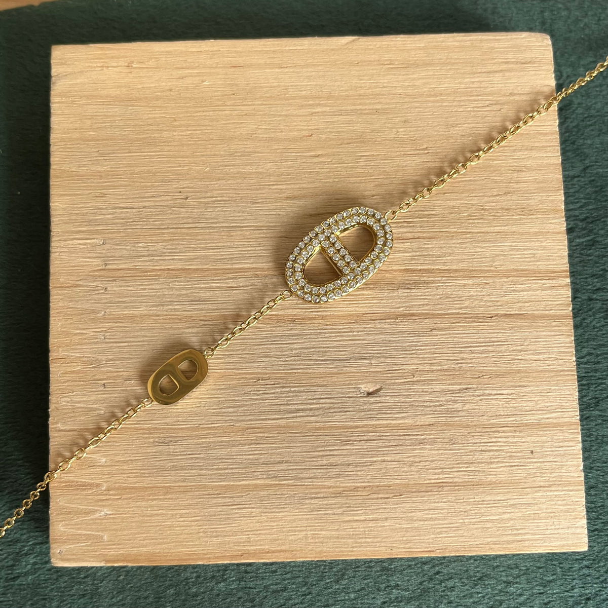 Crystal Buckle Bracelet
