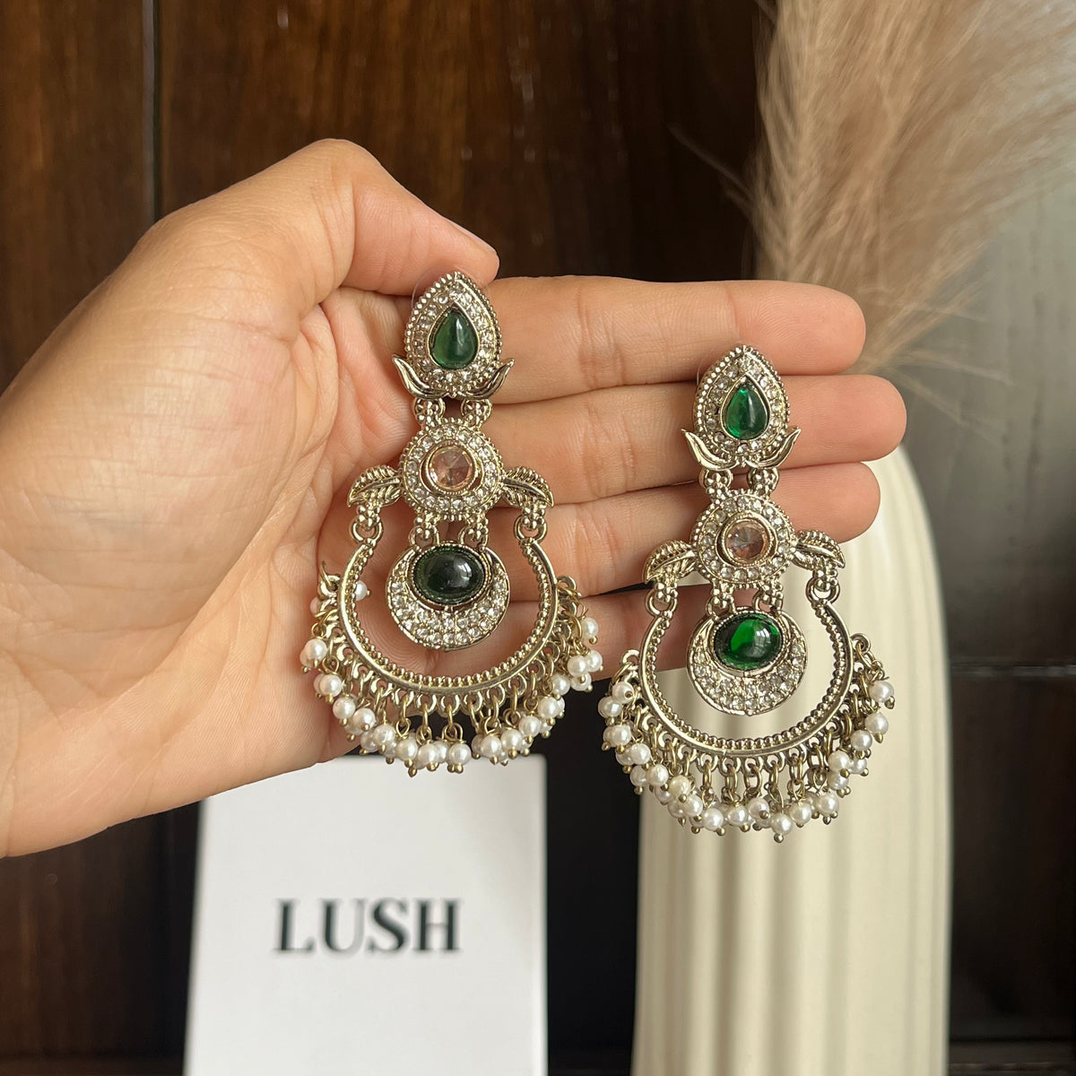 Noor chandbali earrings