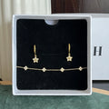 Floral Sparkle Set — Earrings & Bracelet