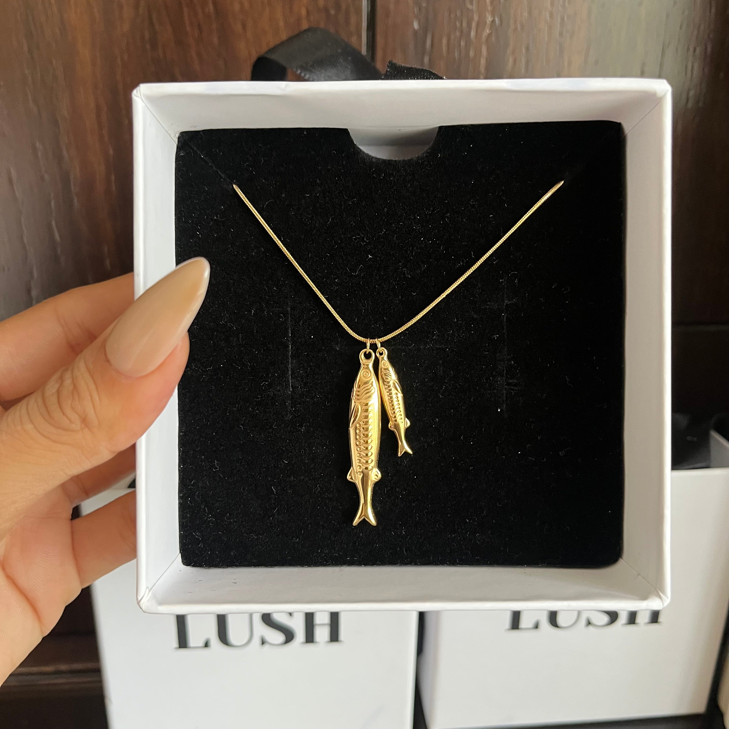 Ocean Duo Fish Necklace