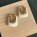 Square Cream Resin Huggies