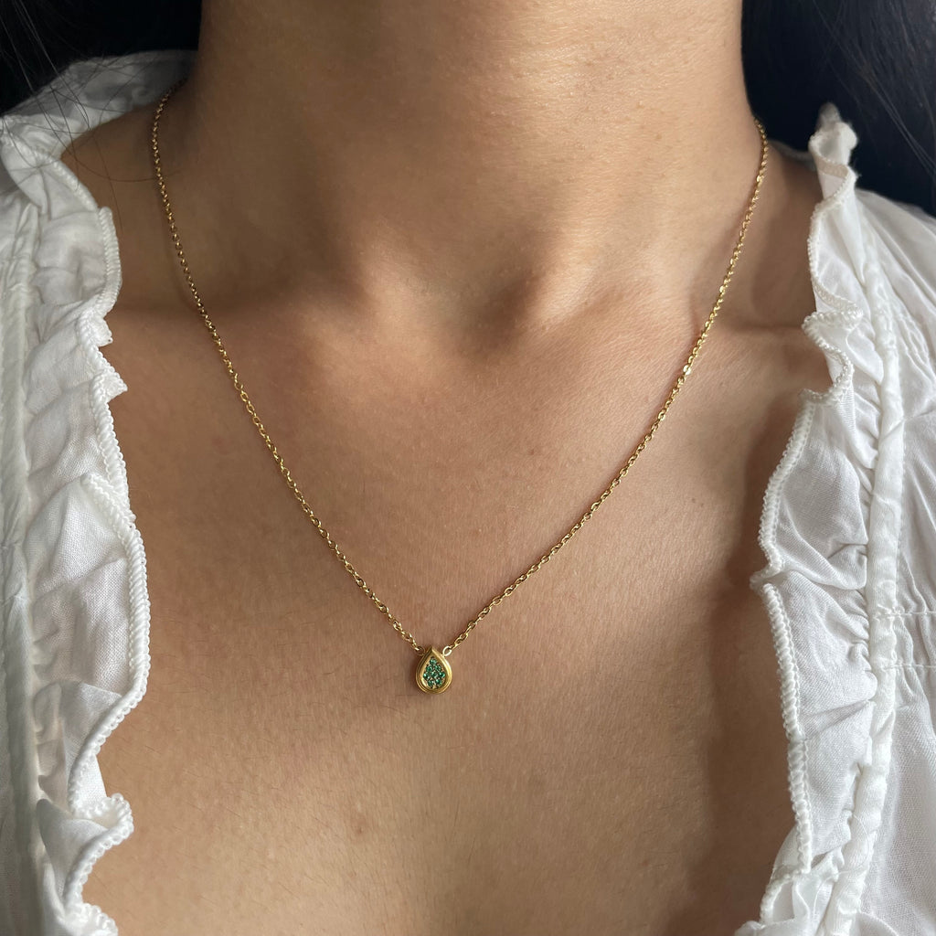 Teardrop Spark Pendant