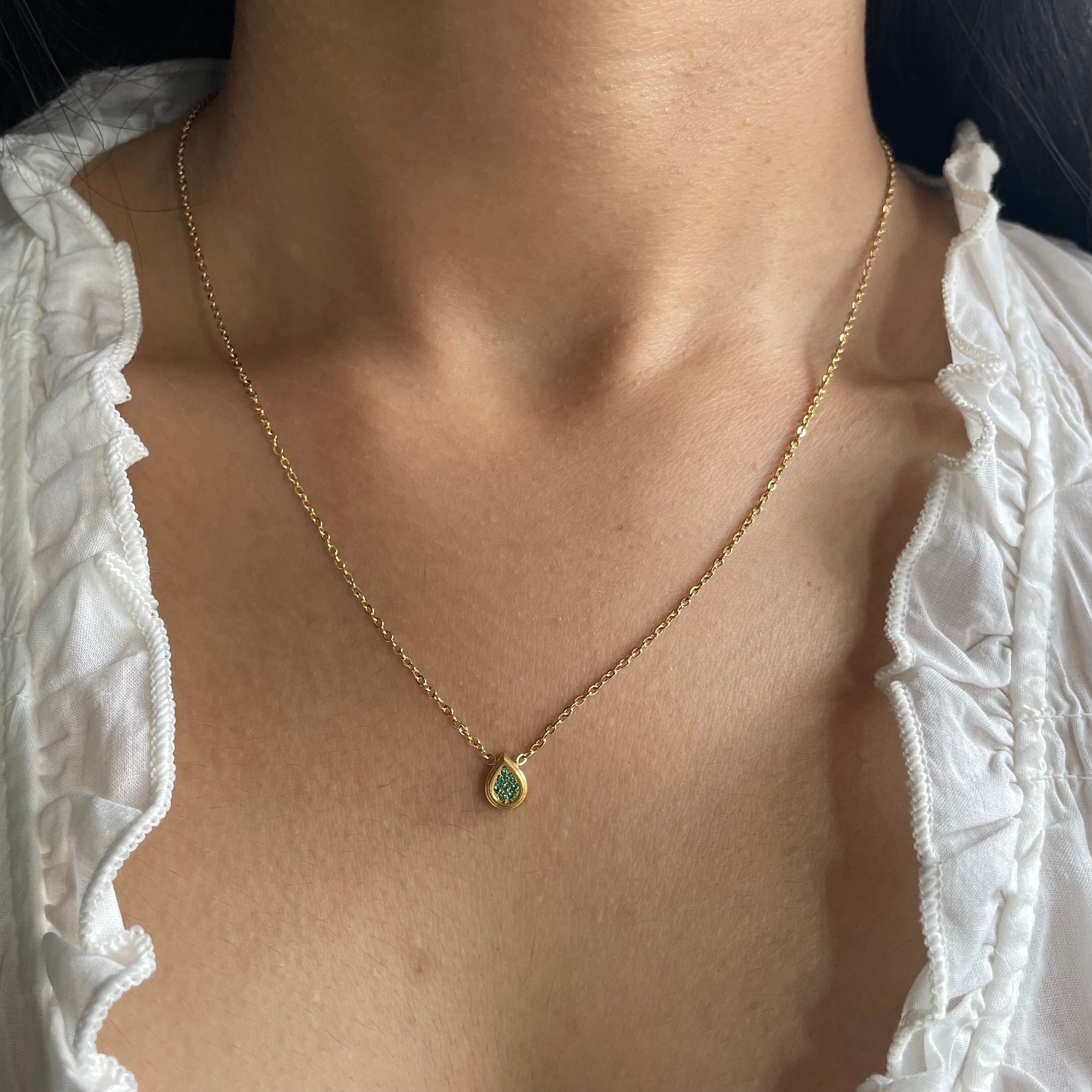 Teardrop Spark Pendant