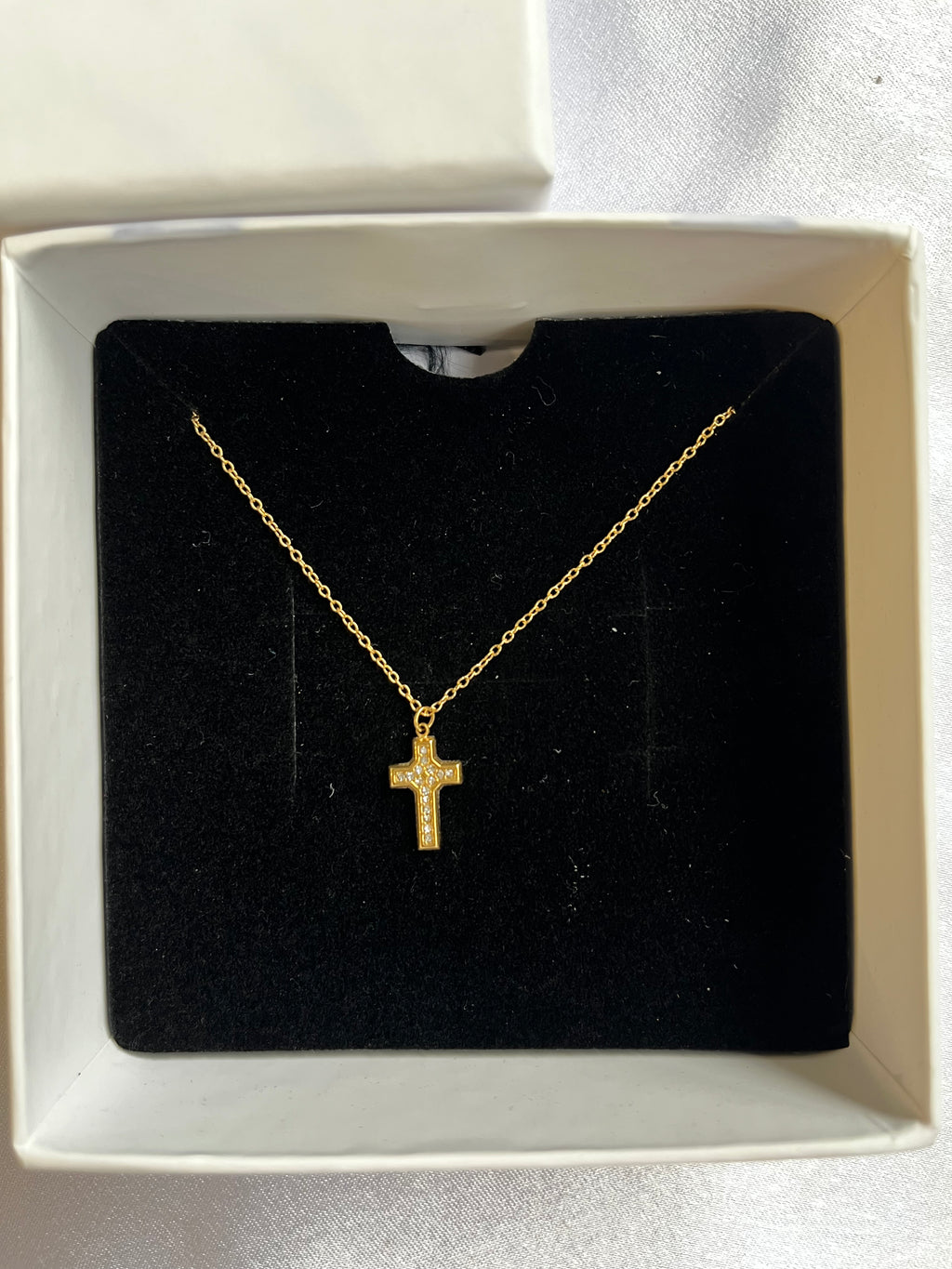 Crystal Cross Necklace