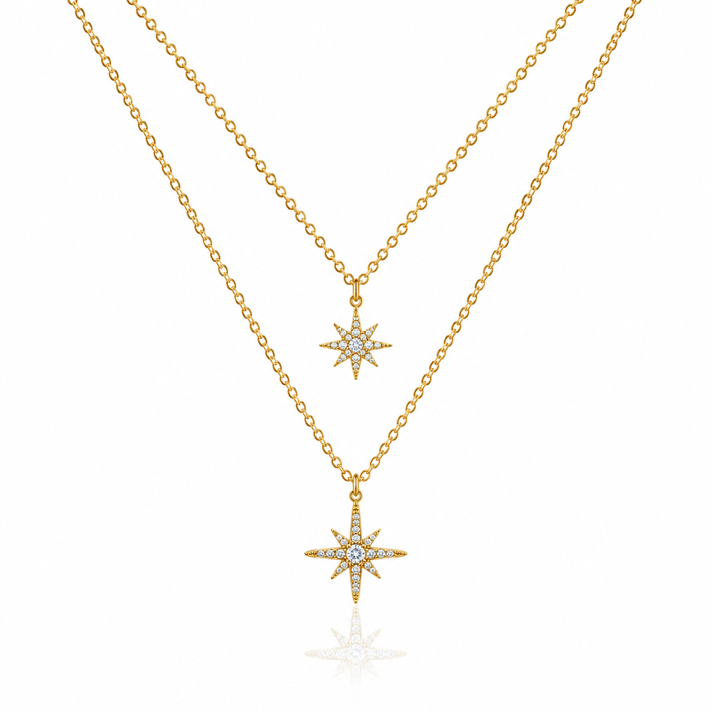 Celestial Star Layered Necklace