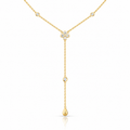 Floral Lariat Necklace