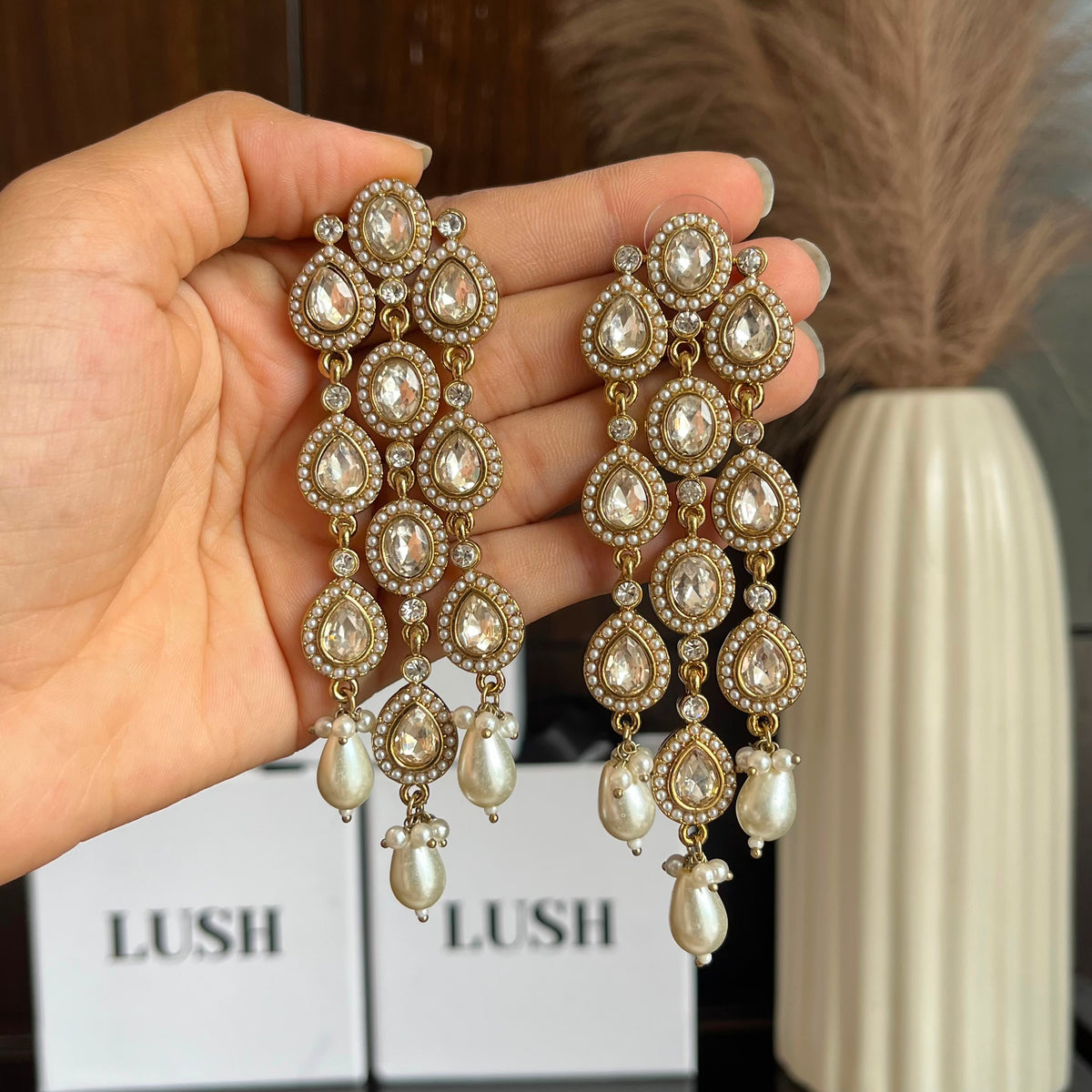Grace drop earrings