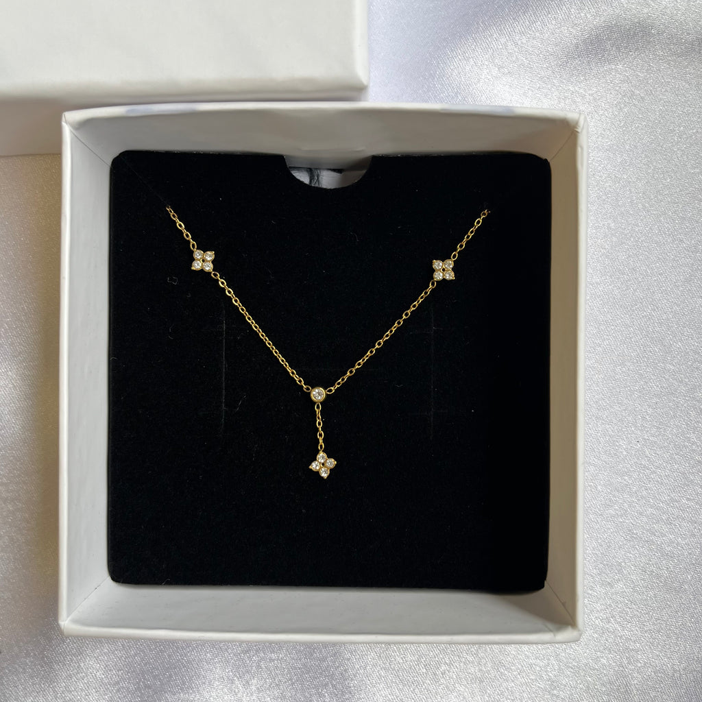 Clover Drop Necklace