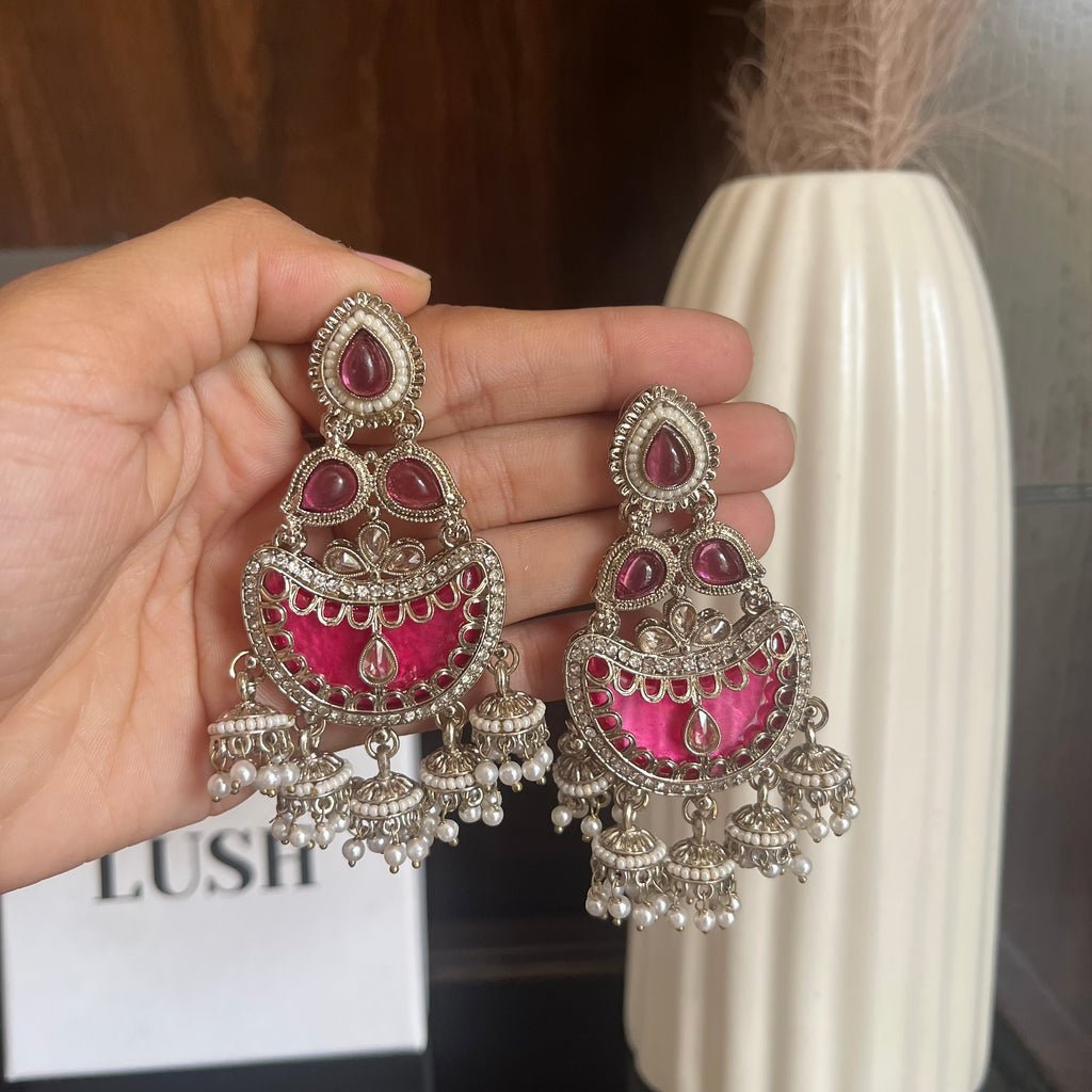 Kundan Chandbali Earrings