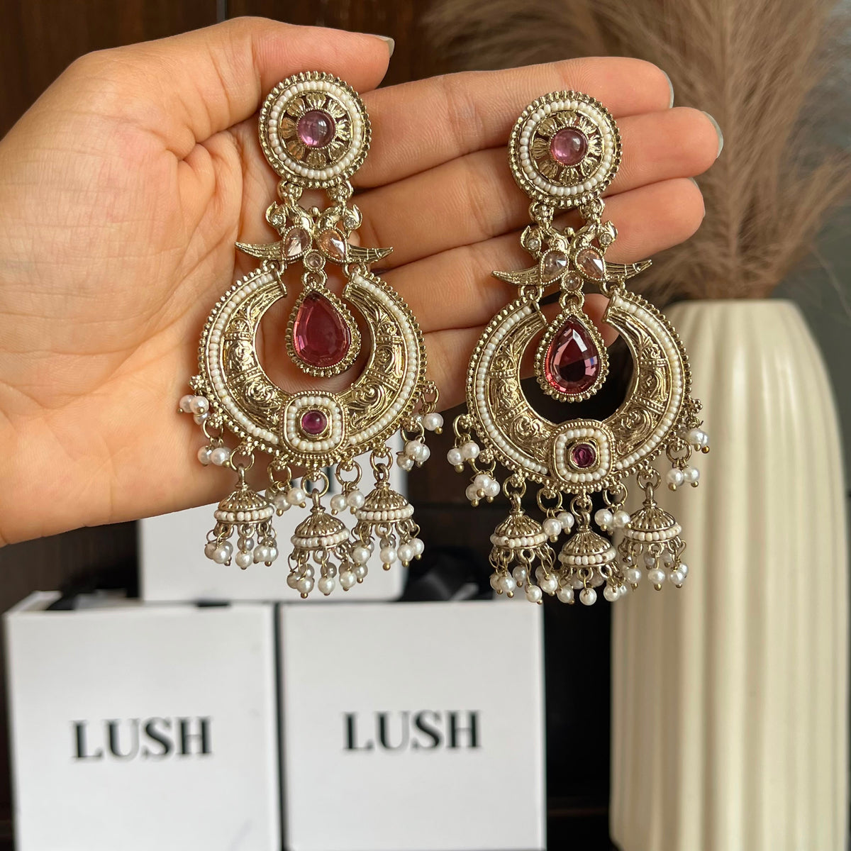 Noor chandbali earrings