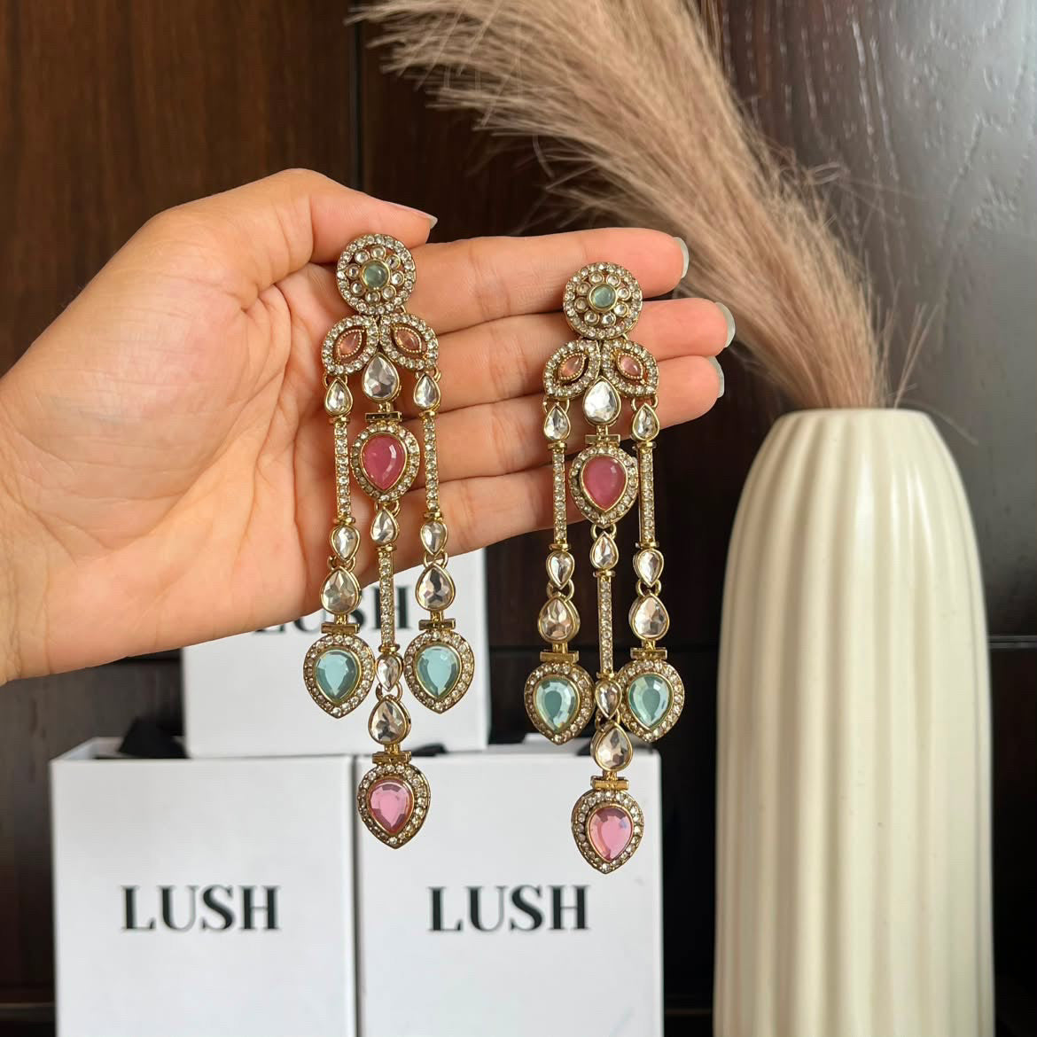 Zaria Crystal Drop Earrings