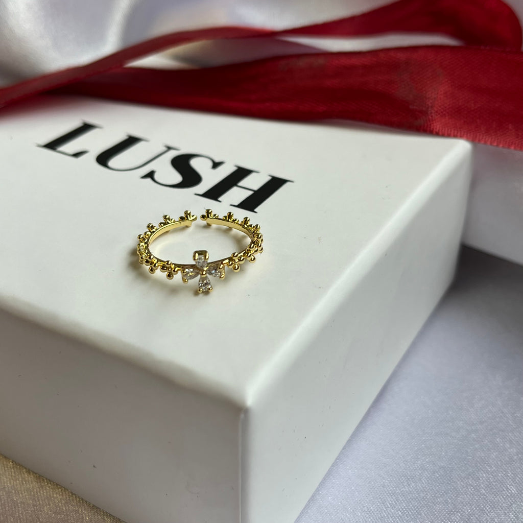 Celeste Cross Ring