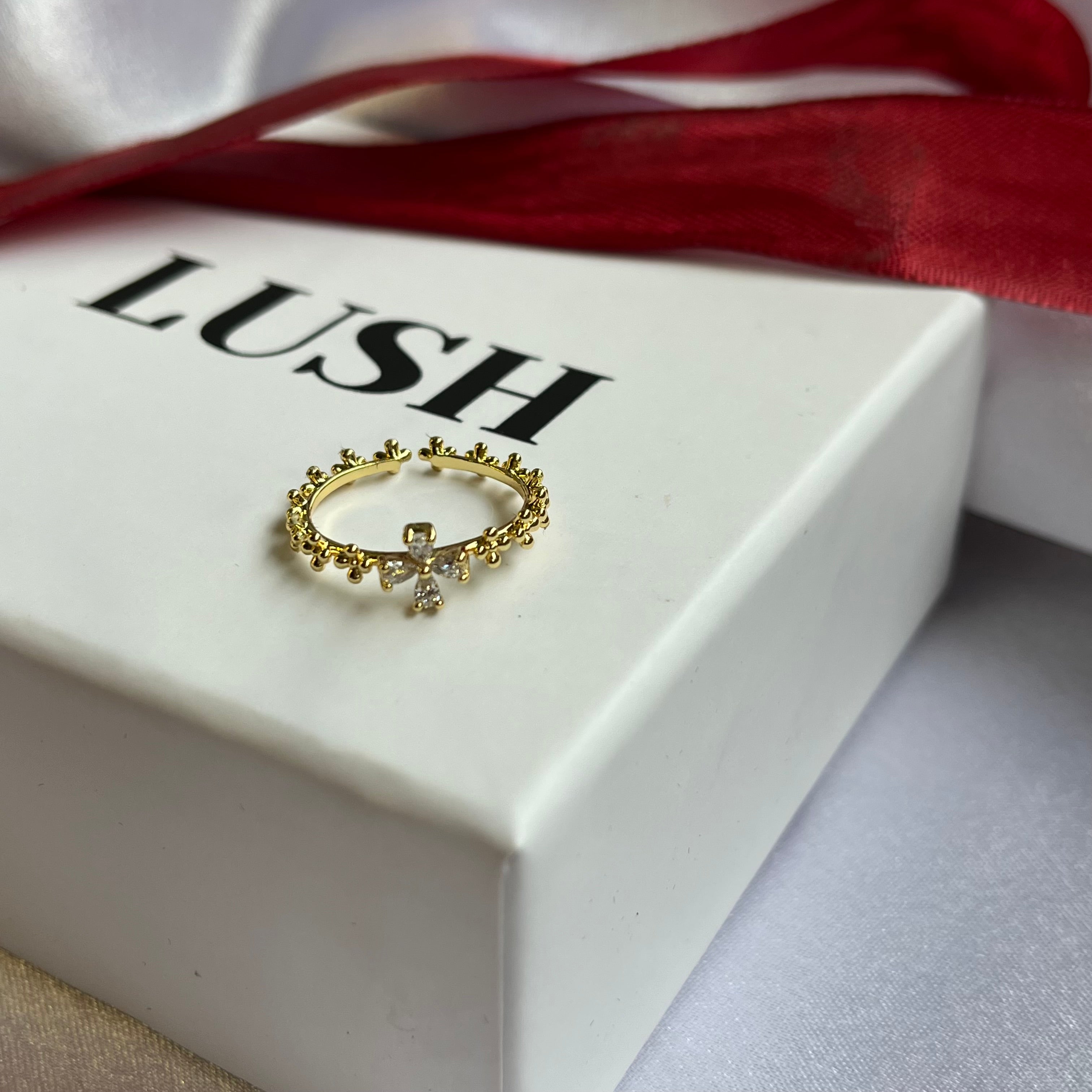 Celeste Cross Ring