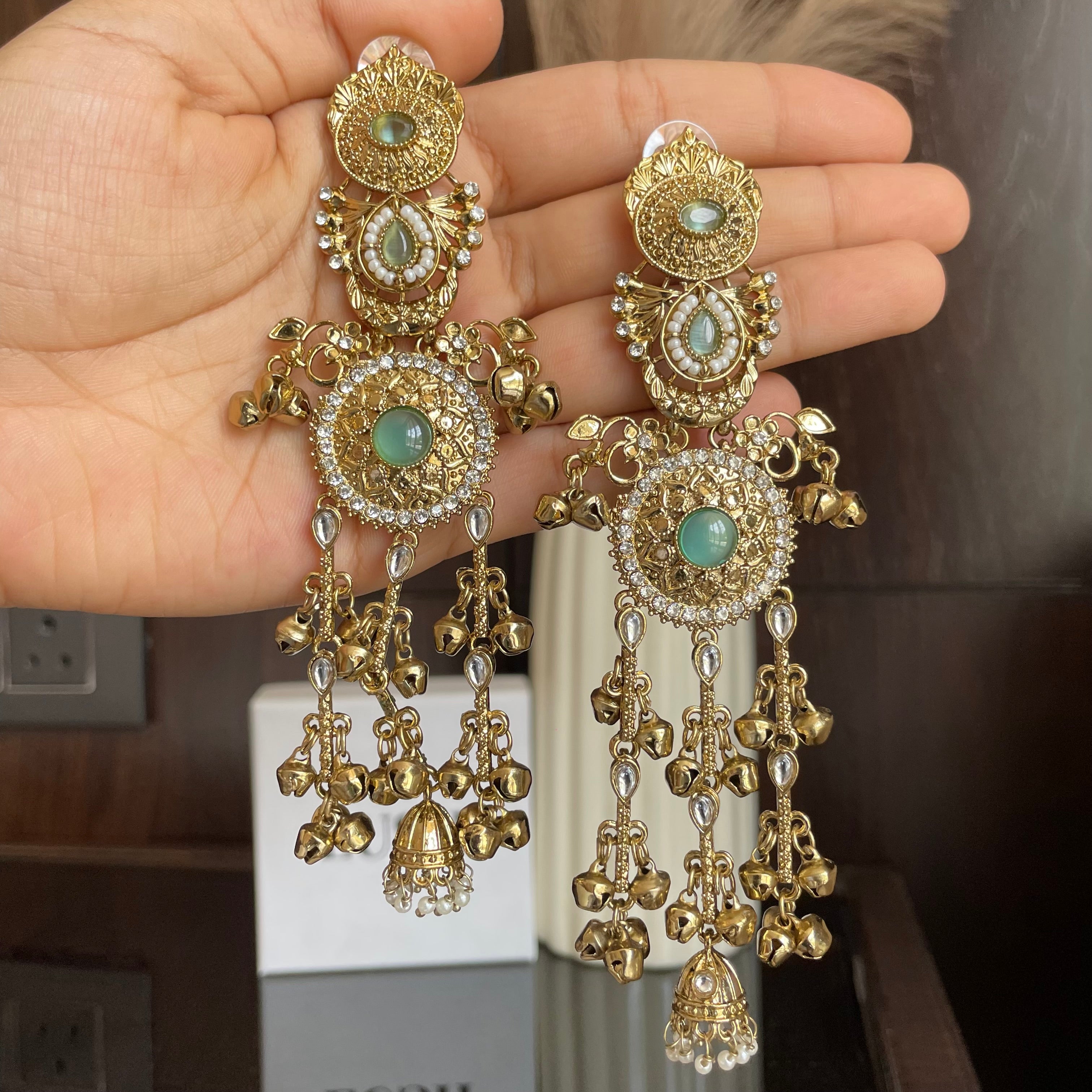 Meher Jhumki Statement Earrings