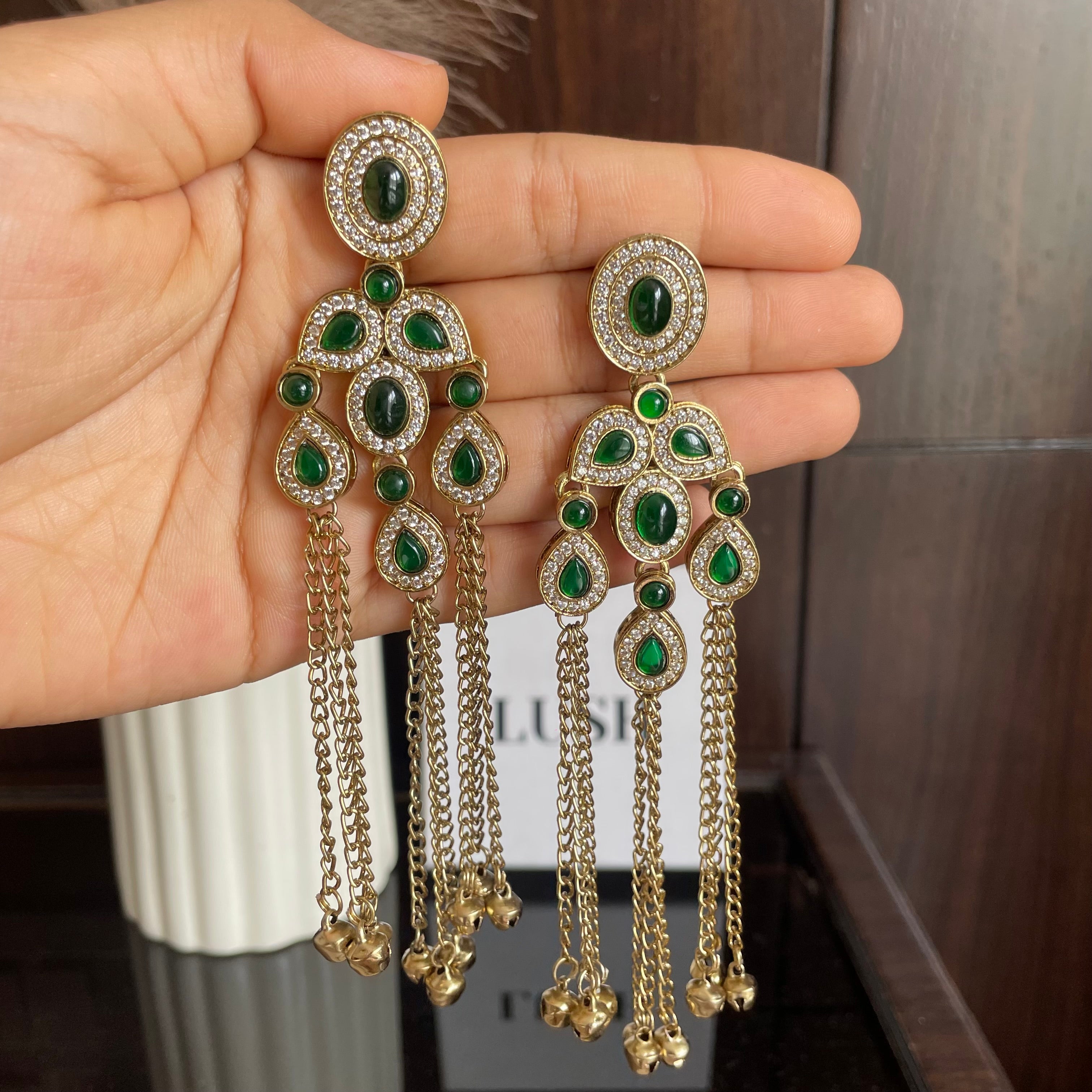 Zara Chain Dangler Earrings