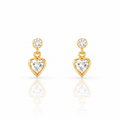 Heart Drop Earrings