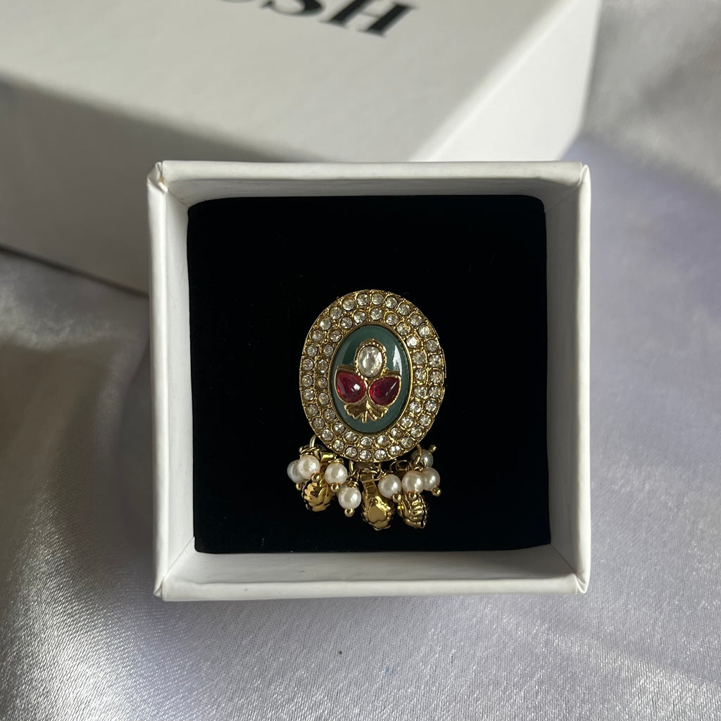 Gulmohar Pearl Ring