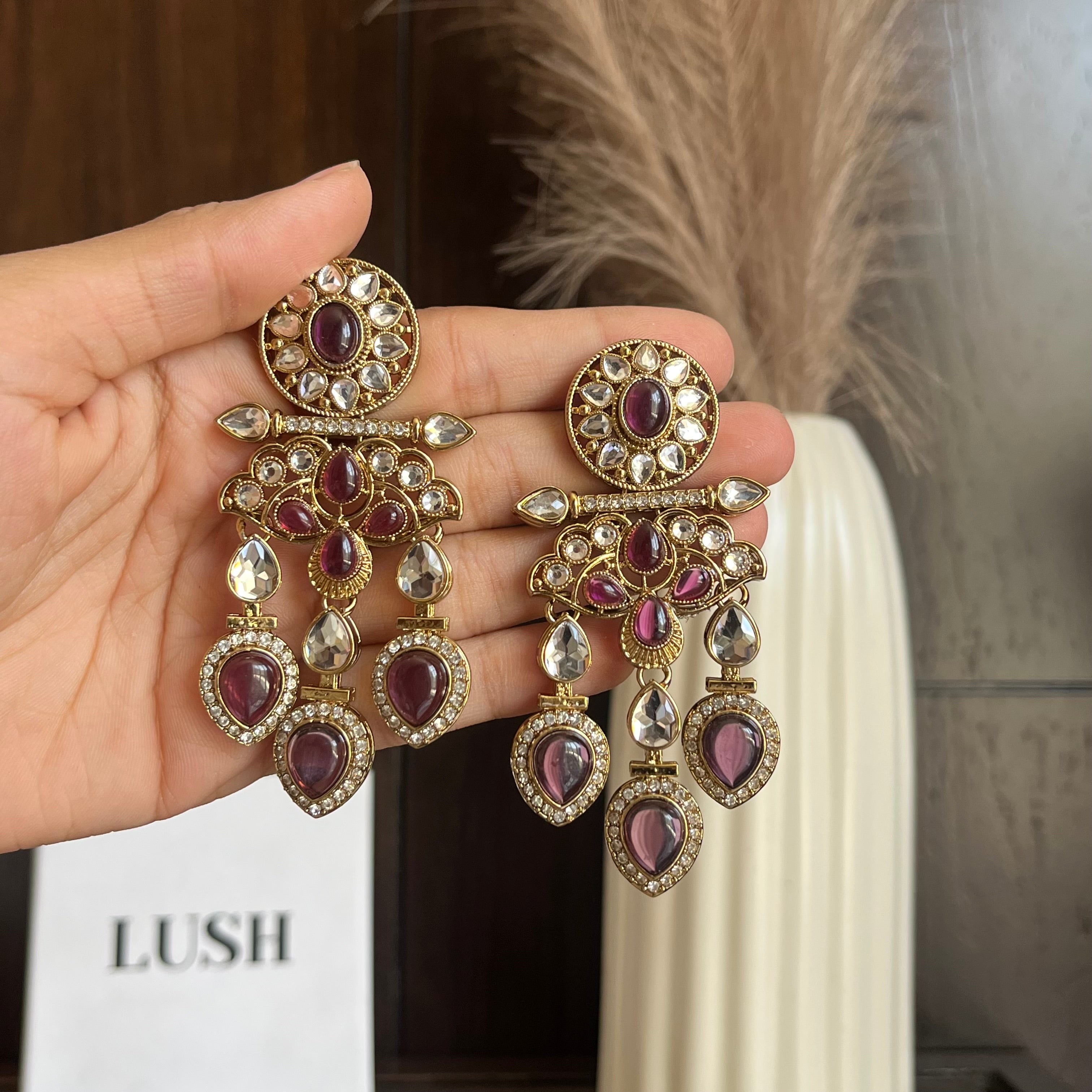 The Amara Kundan Danglers