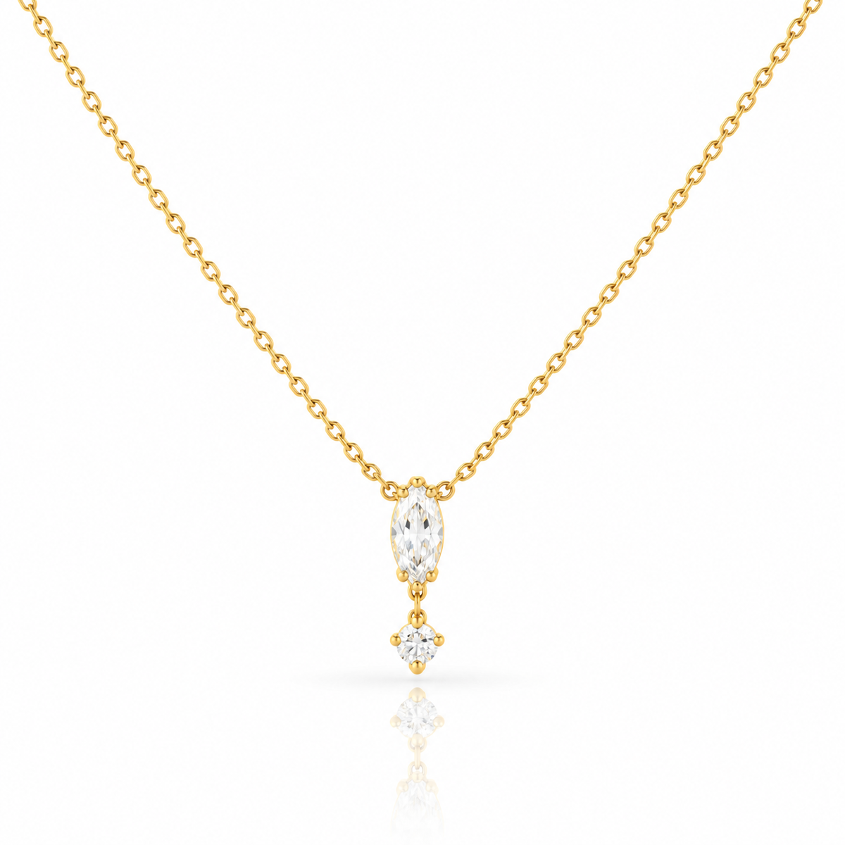 Marquise Drop Necklace