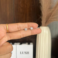 Blossom Spark Silver Studs (ball back)