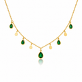 The Emerald Dewdrop Necklace