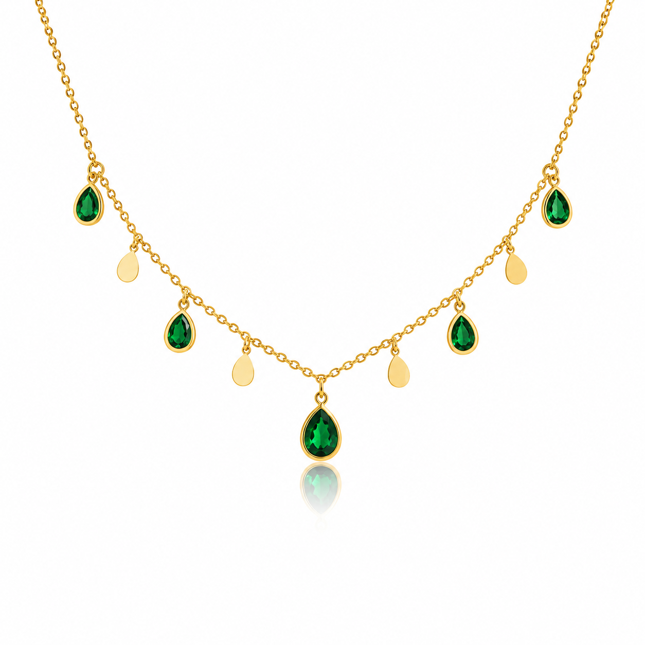 The Emerald Dewdrop Necklace