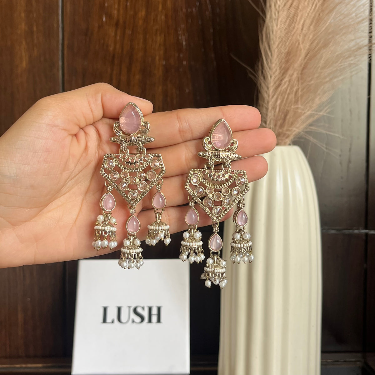 Meher Jhumka Statement Earrings