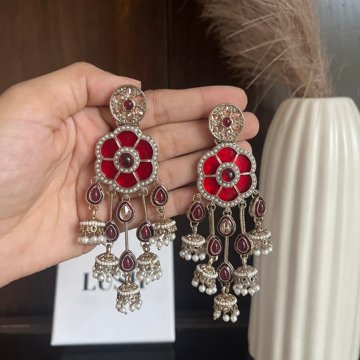 Gul Jhumka Chandeliers