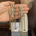 Zara Chain Dangler Earrings