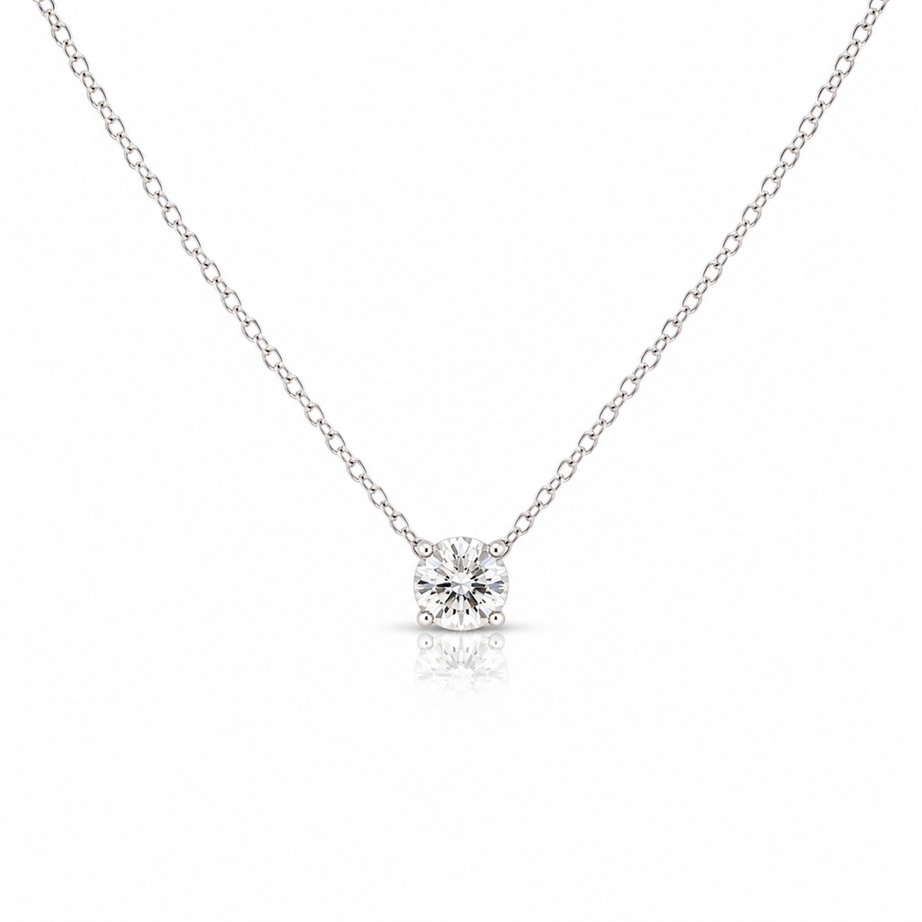 Luna Solitaire Necklace