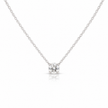 Luna Solitaire Necklace