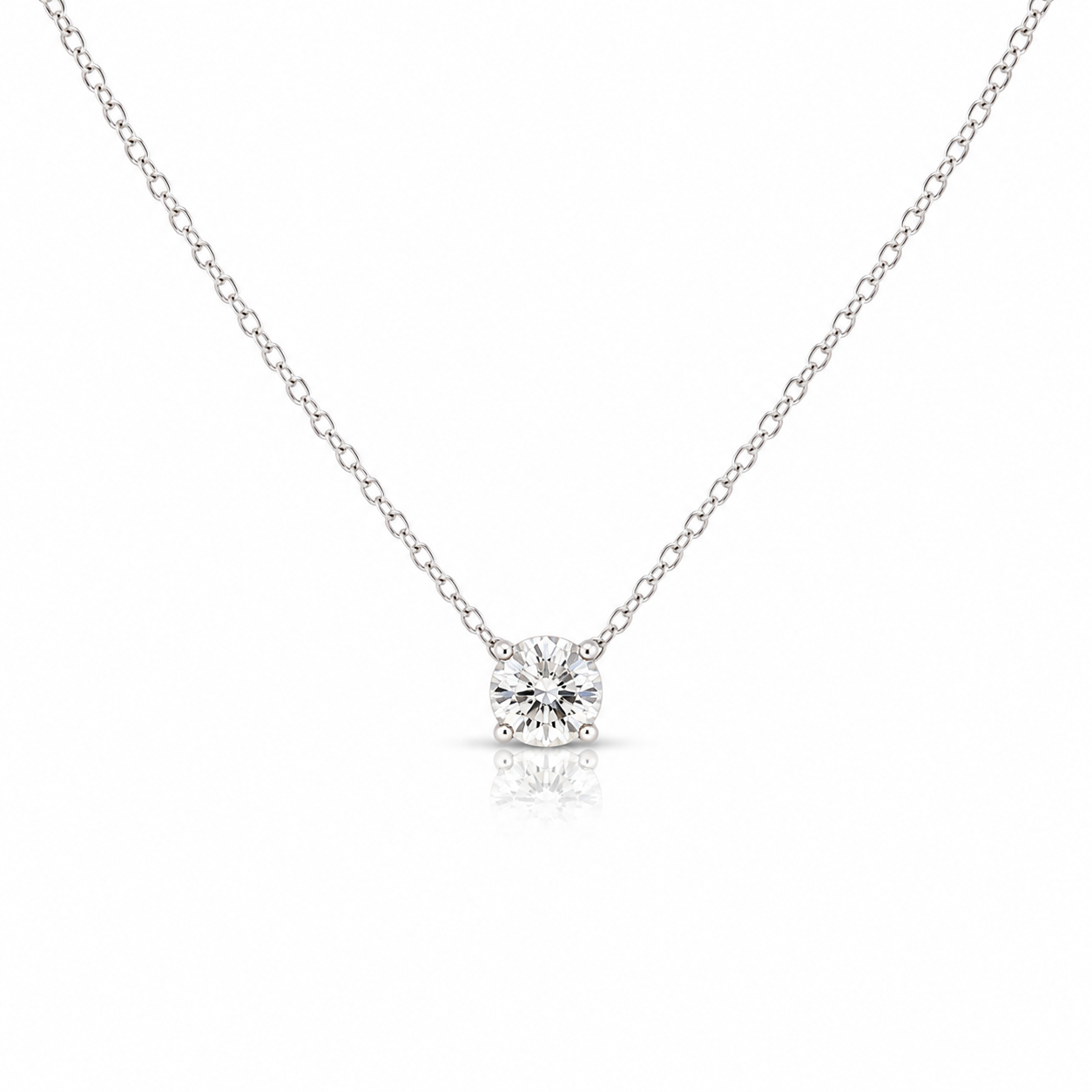 Luna Solitaire Necklace