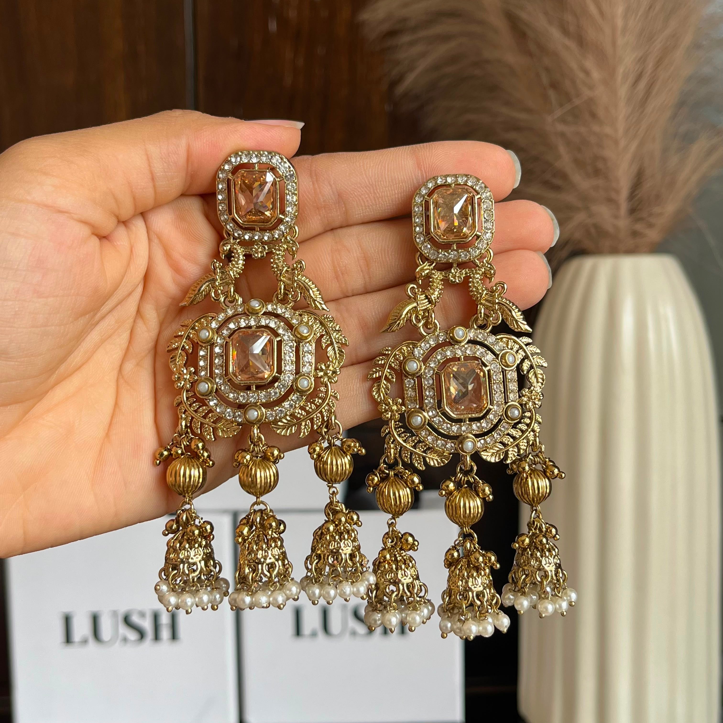 Aarna chandbali earrings